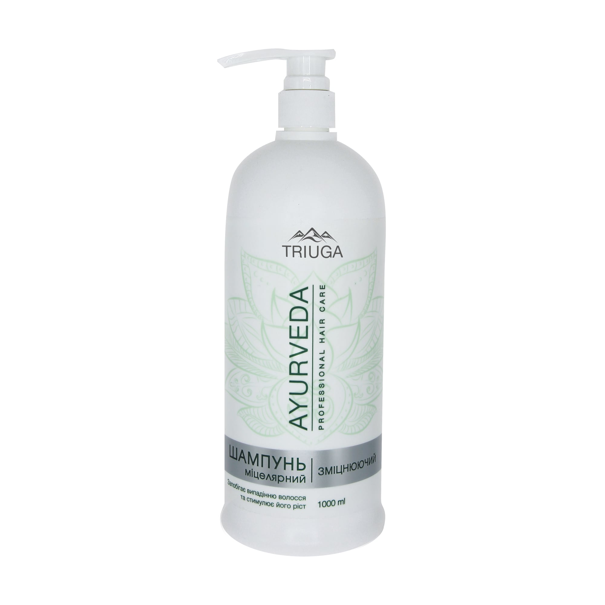 Міцелярний шампунь для волосся Triuga Ayurveda Professional Hair Care, Зміцнювальний, 1 л